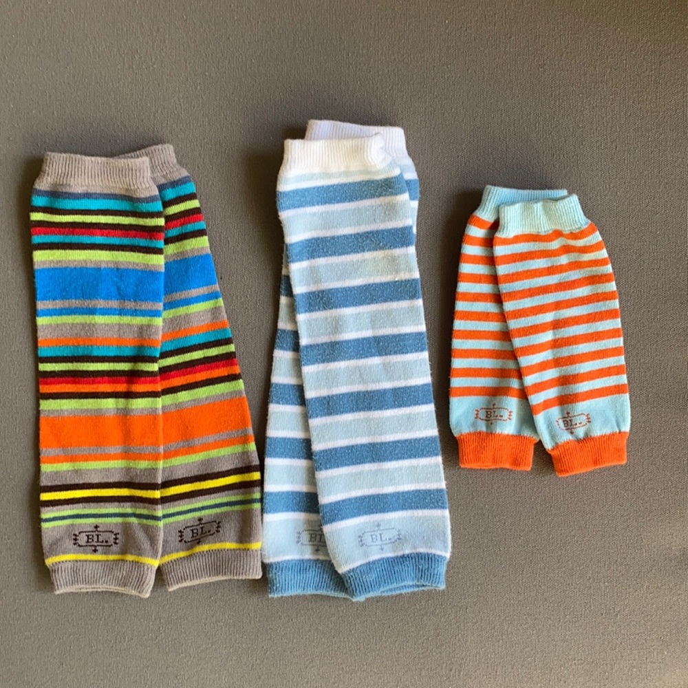 3 Pairs of BabyLegs Leggings Leg Warmers
